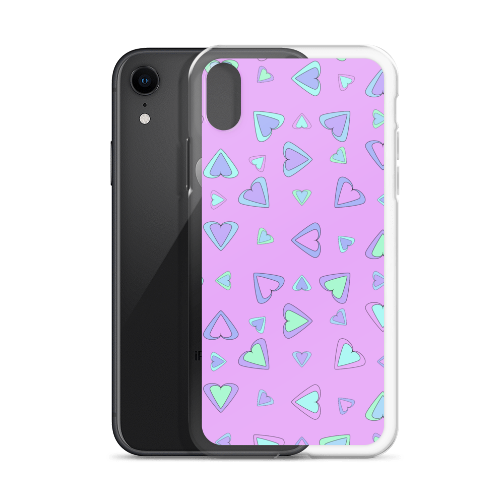 Rainbow Of Hearts | Batch 01 | Seamless Patterns | iPhone Case - #5