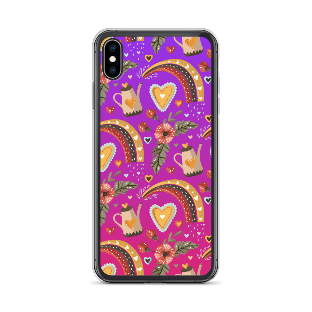 Pink & Purple | Boho Birds Pattern | Bohemian Style | iPhone Case - #6