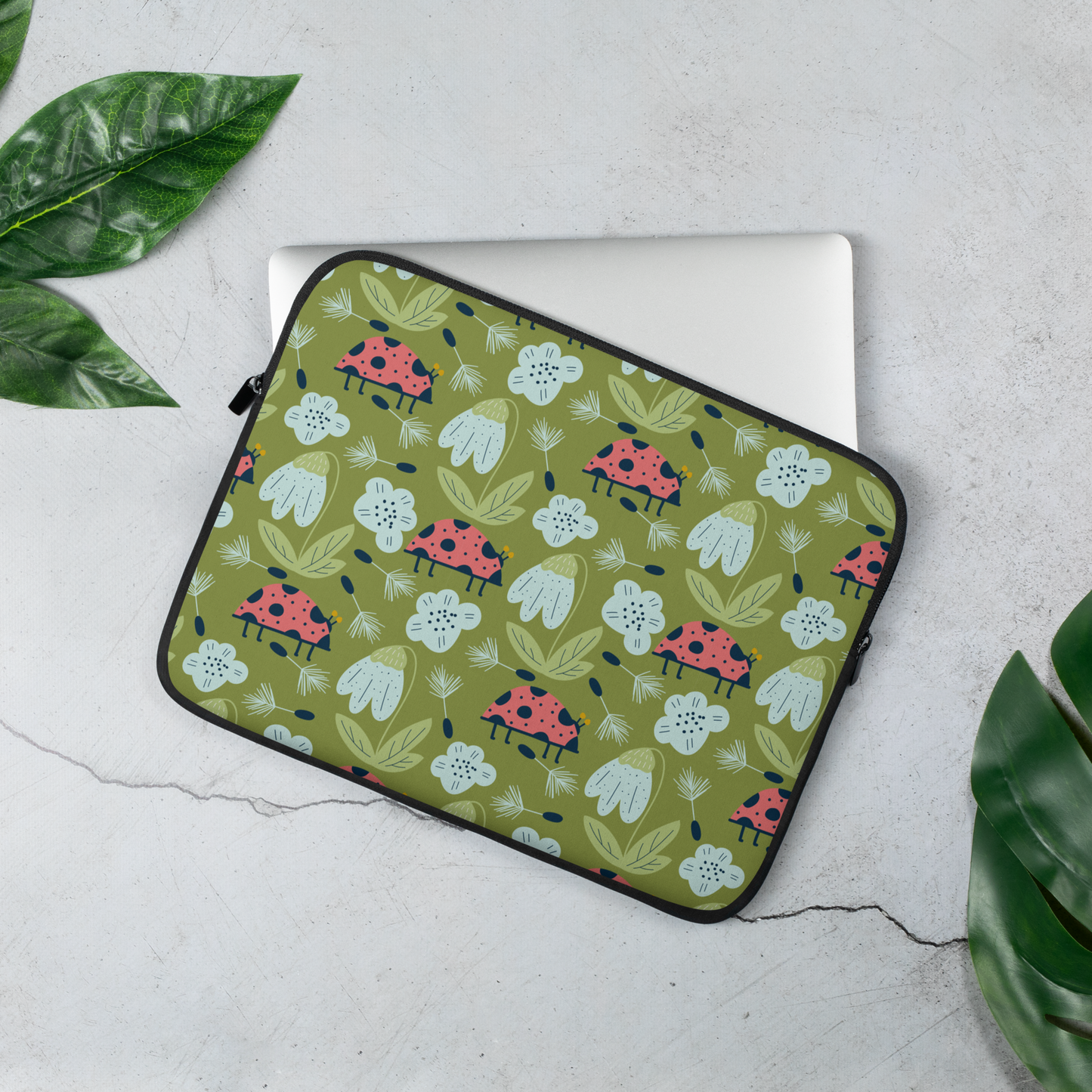 Scandinavian Spring Floral | Seamless Patterns | Laptop Sleeve - #5