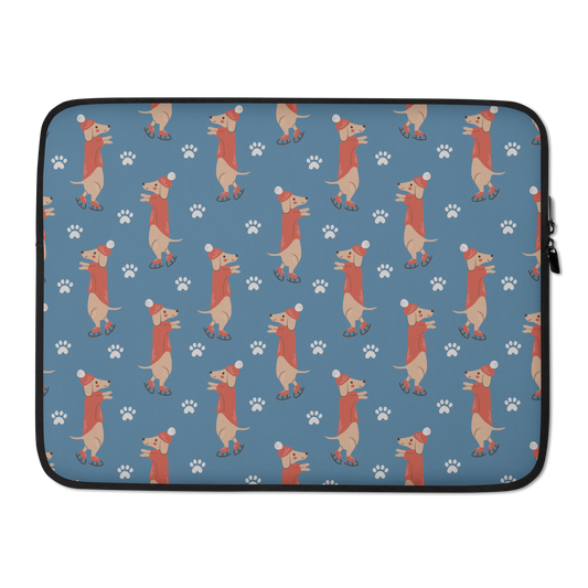 Cozy Dogs | Seamless Patterns | Laptop Sleeve - #6