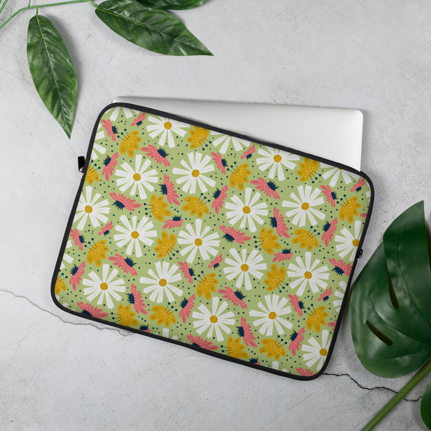 Scandinavian Spring Floral | Seamless Patterns | Laptop Sleeve - #4