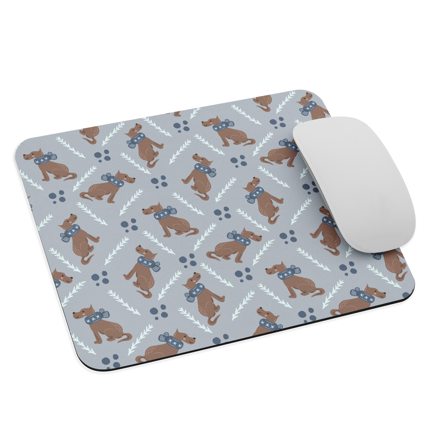 Cozy Dogs | Seamless Patterns | Mouse Pad - #4