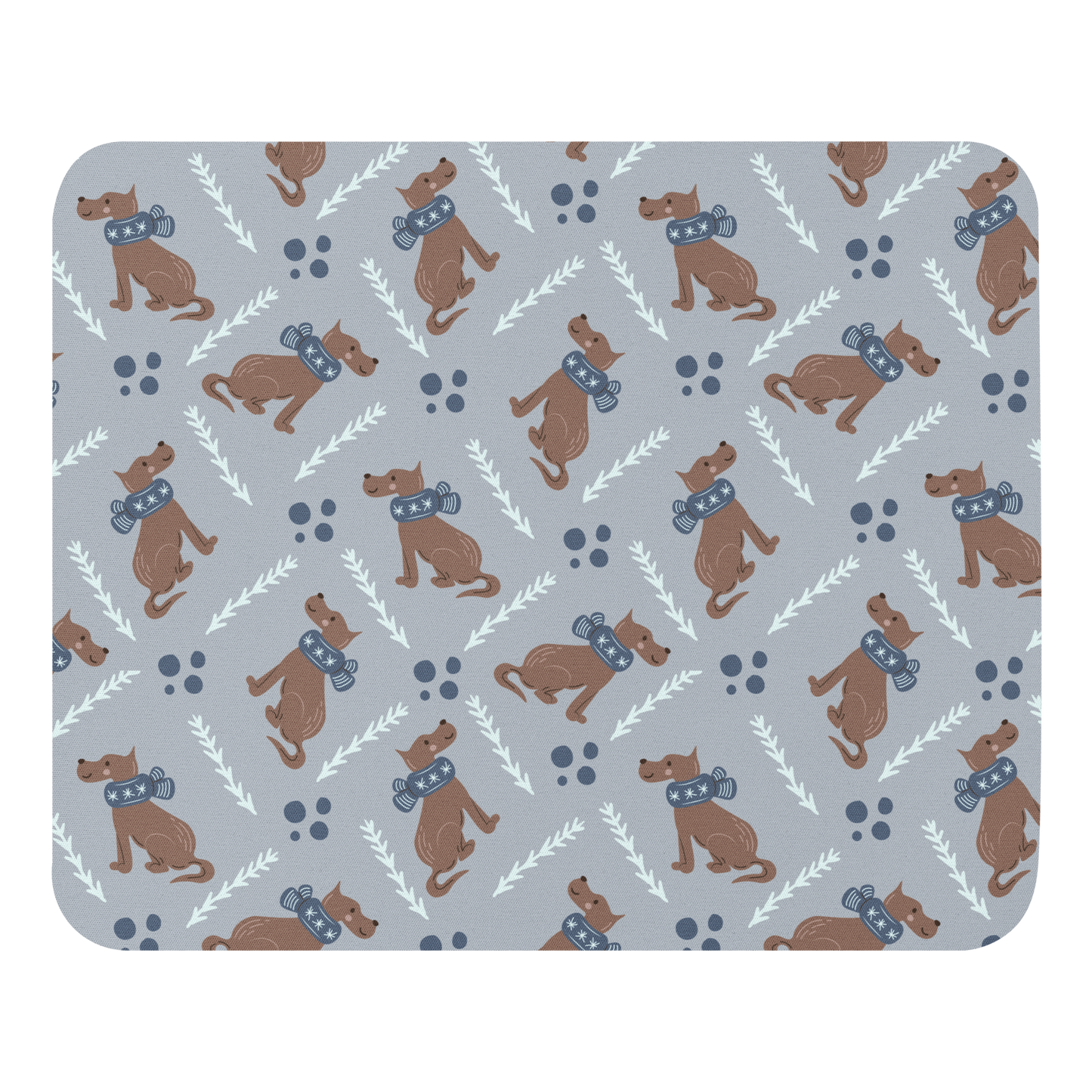 Cozy Dogs | Seamless Patterns | Mouse Pad - #4