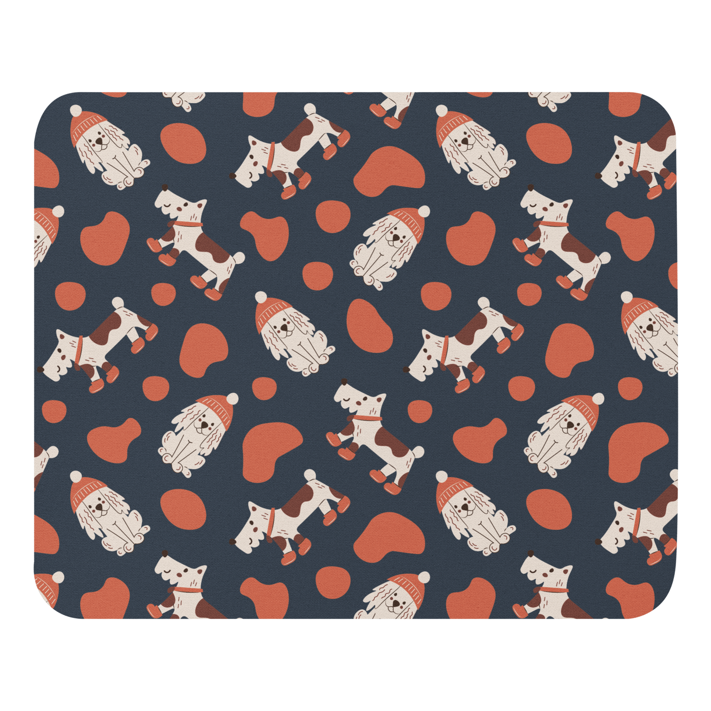 Cozy Dogs | Seamless Patterns | Mouse Pad - #5