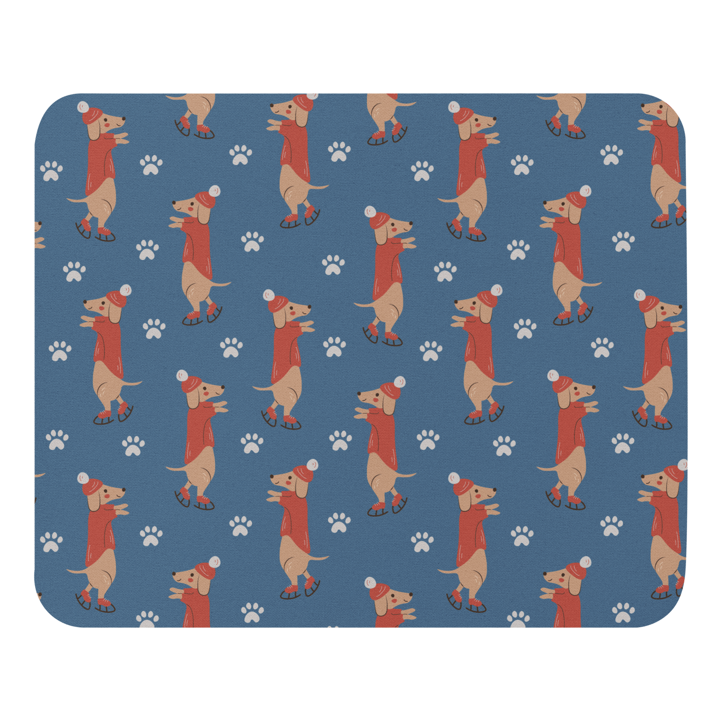 Cozy Dogs | Seamless Patterns | Mouse Pad - #6