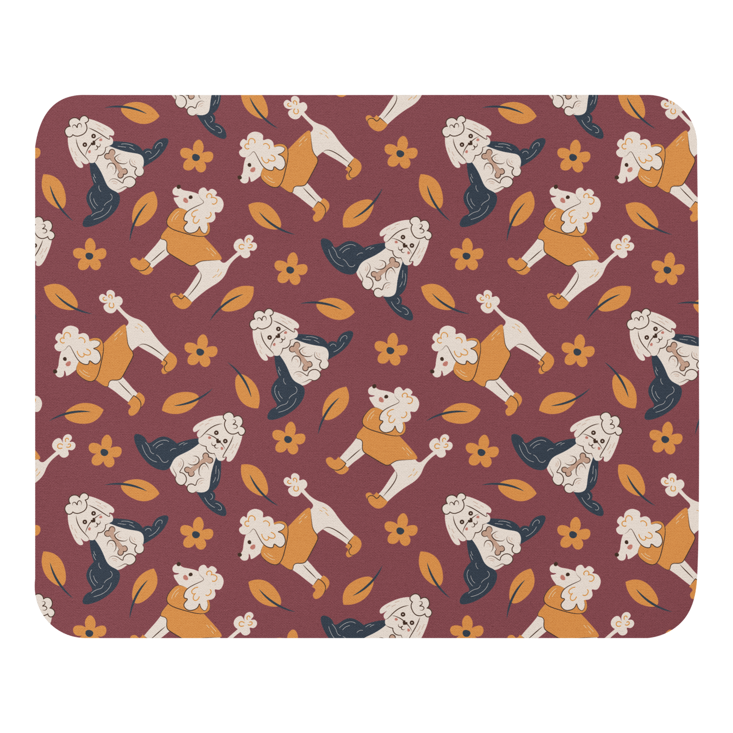 Cozy Dogs | Seamless Patterns | Mouse Pad - #9