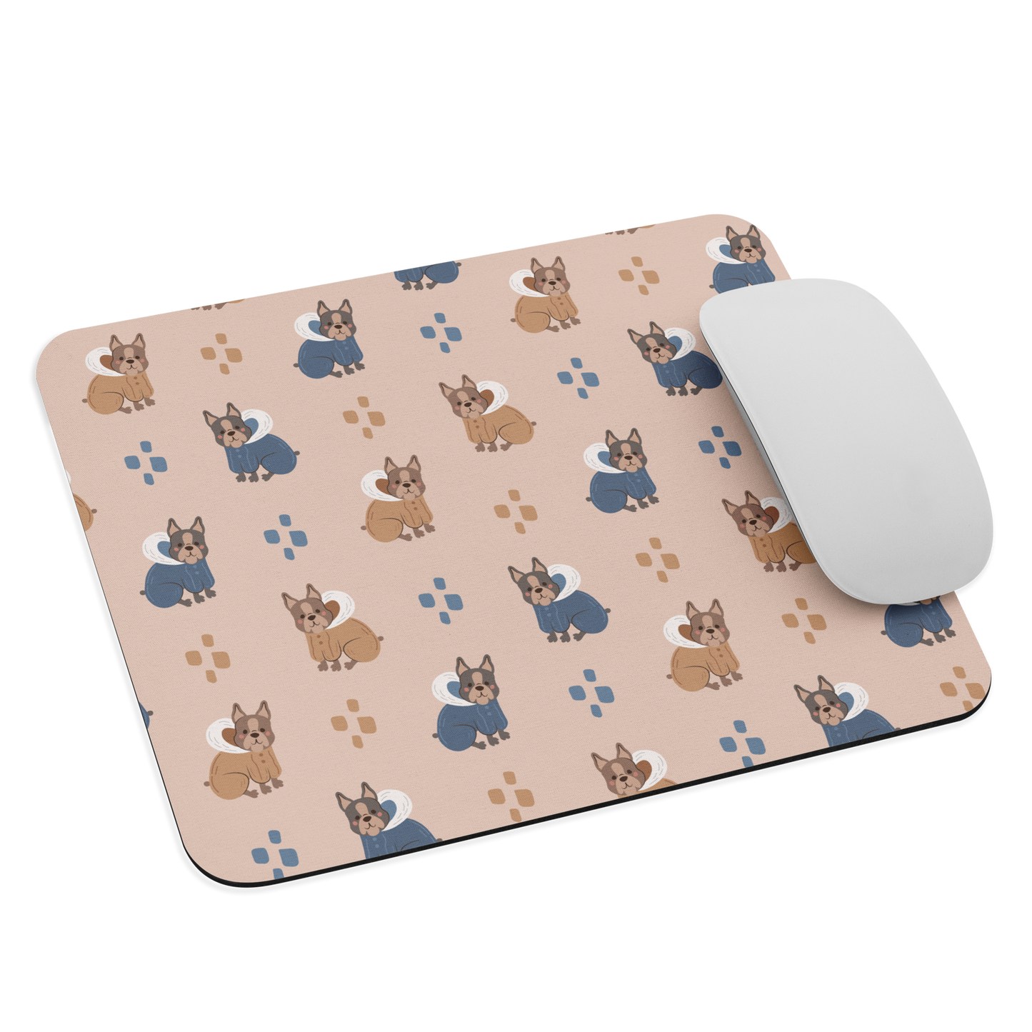 Cozy Dogs | Seamless Patterns | Mouse Pad - #12