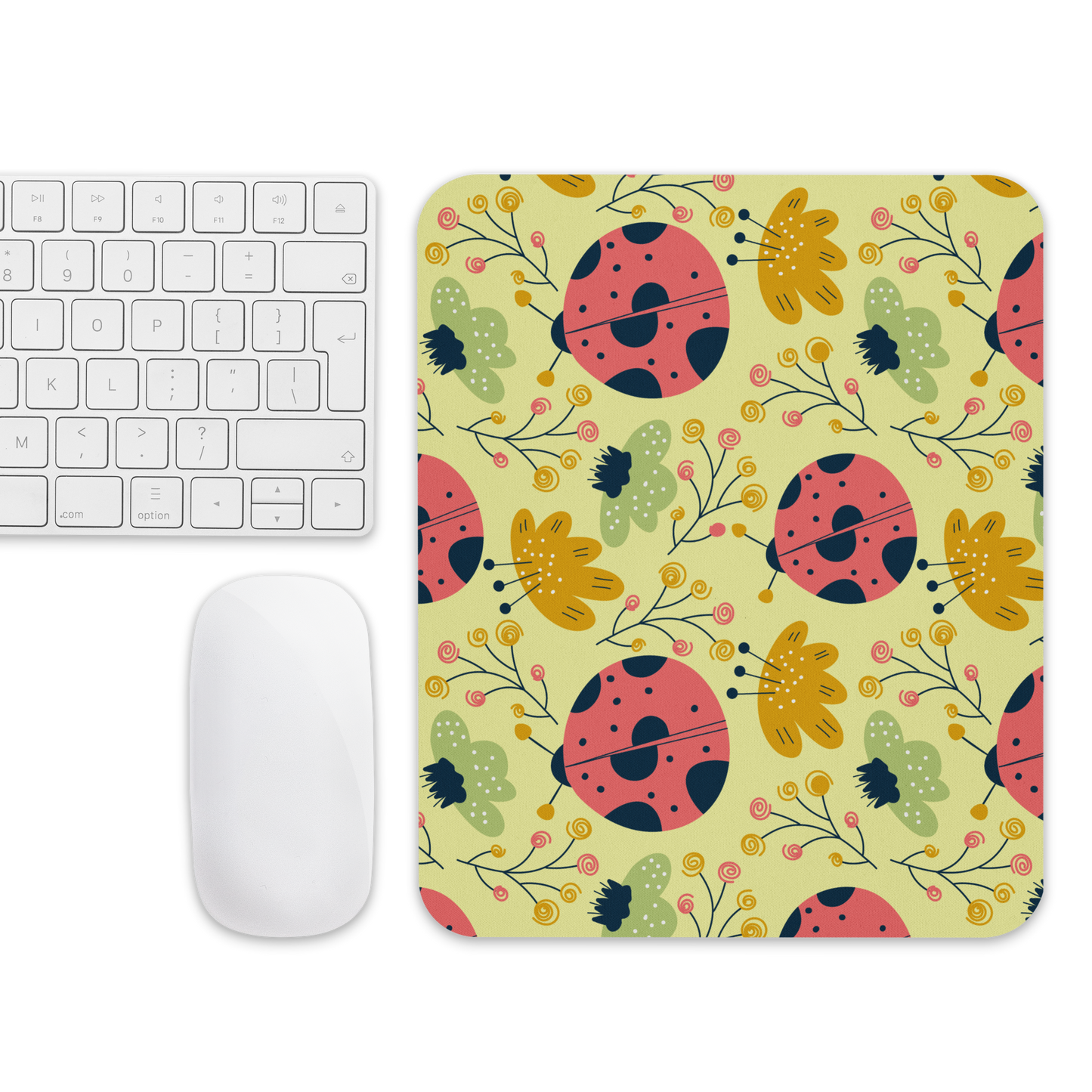 Scandinavian Spring Floral | Seamless Patterns | Mouse Pad - #9