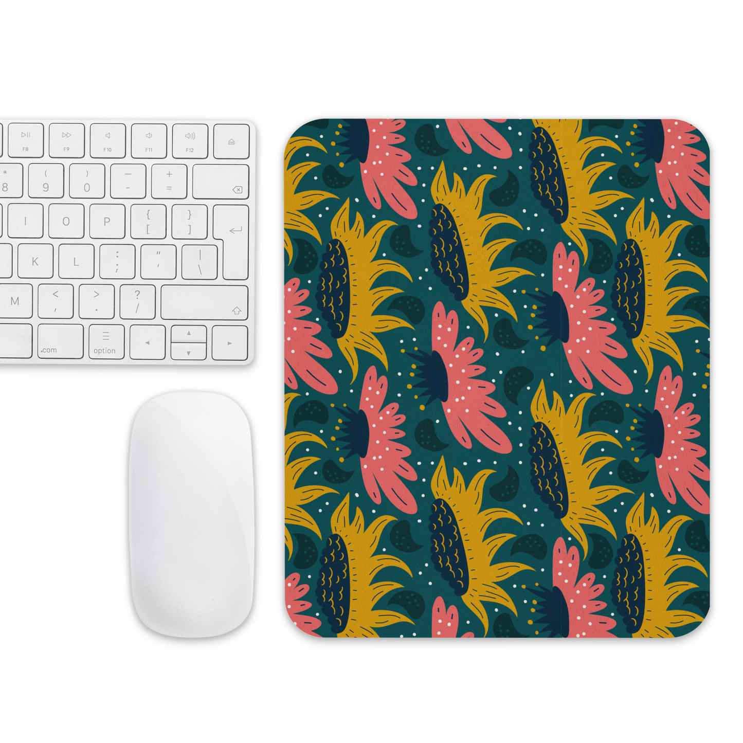 Scandinavian Spring Floral | Seamless Patterns | Mouse Pad - #8