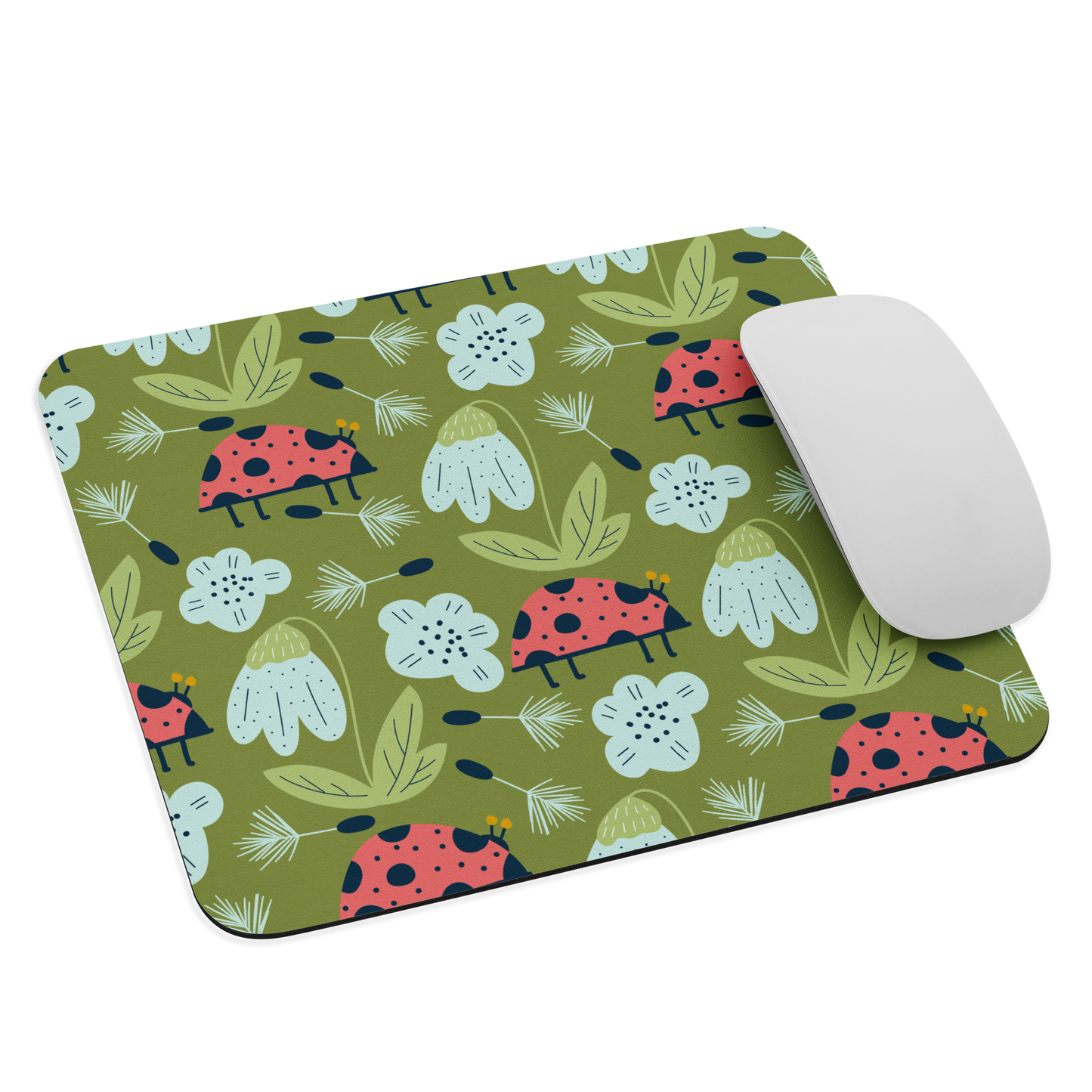 Scandinavian Spring Floral | Seamless Patterns | Mouse Pad - #5