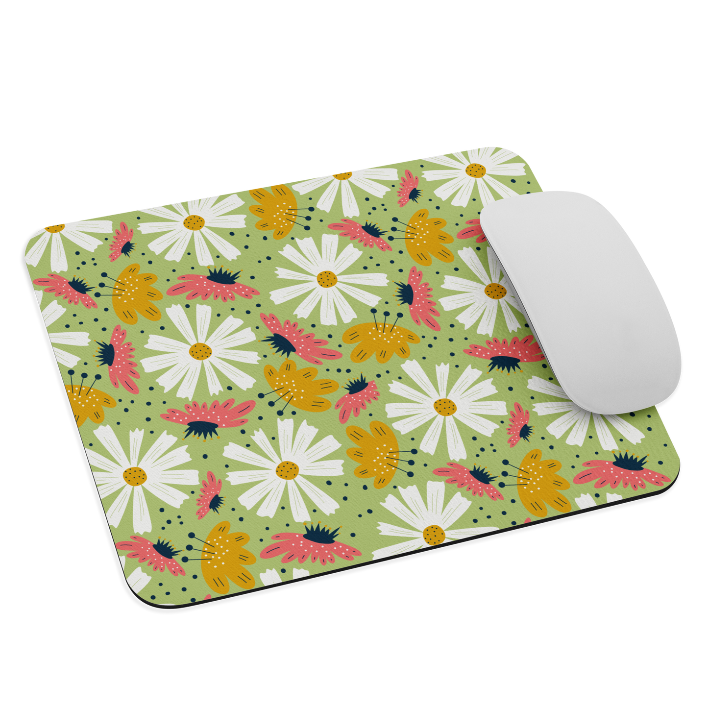 Scandinavian Spring Floral | Seamless Patterns | Mouse Pad - #4