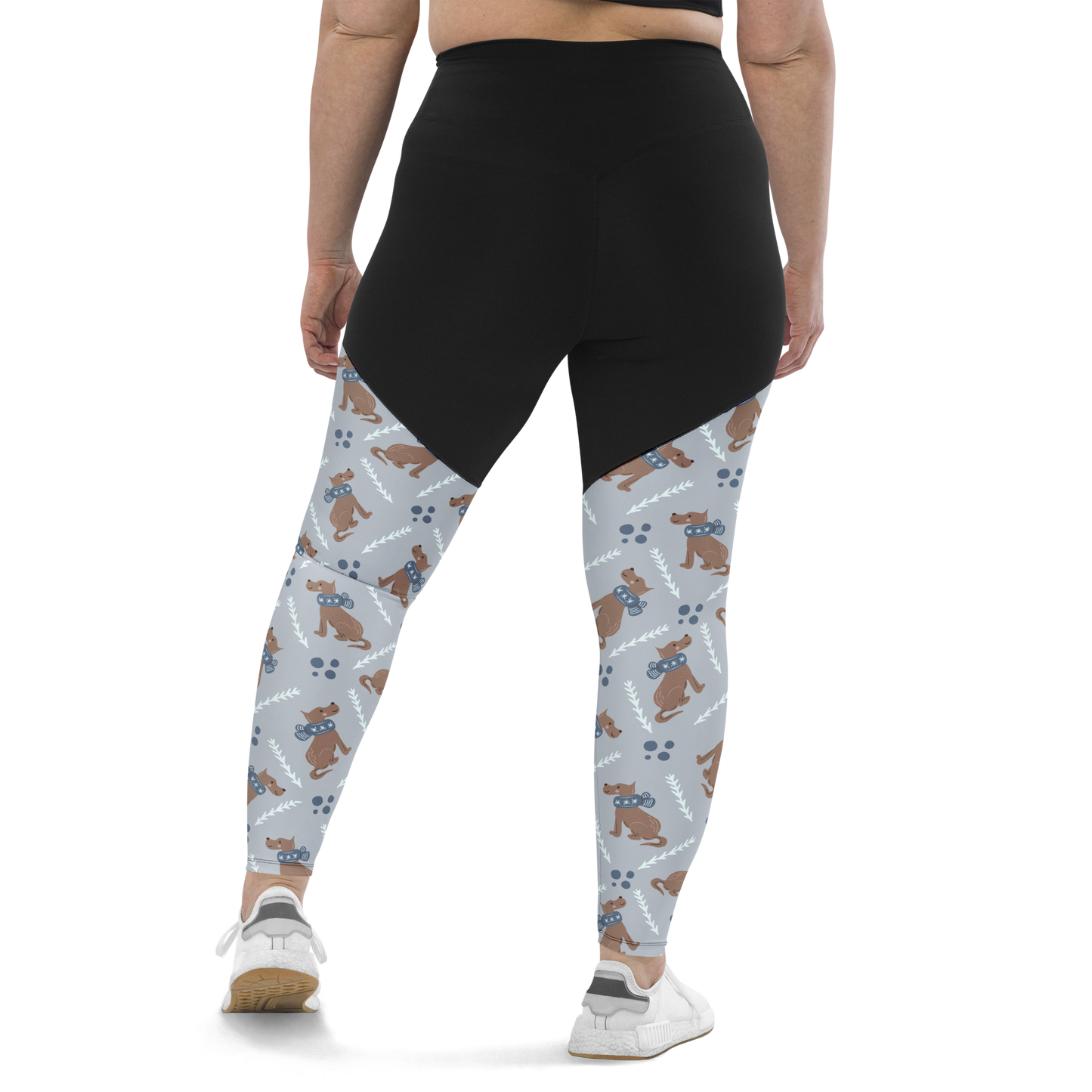 Cozy Dogs | Seamless Patterns | Sports Leggings - #4