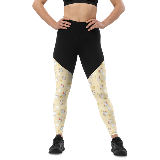 Cat Seamless Pattern Batch 01 | Seamless Patterns | Sports Leggings - #3