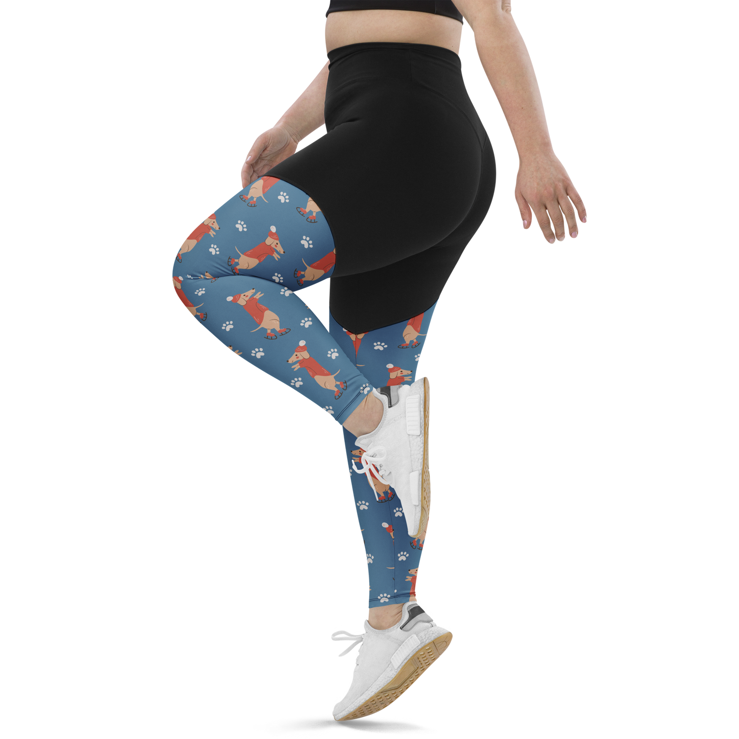 Cozy Dogs | Seamless Patterns | Sports Leggings - #6