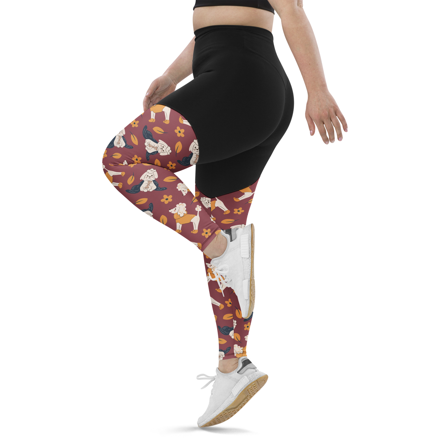 Cozy Dogs | Seamless Patterns | Sports Leggings - #9
