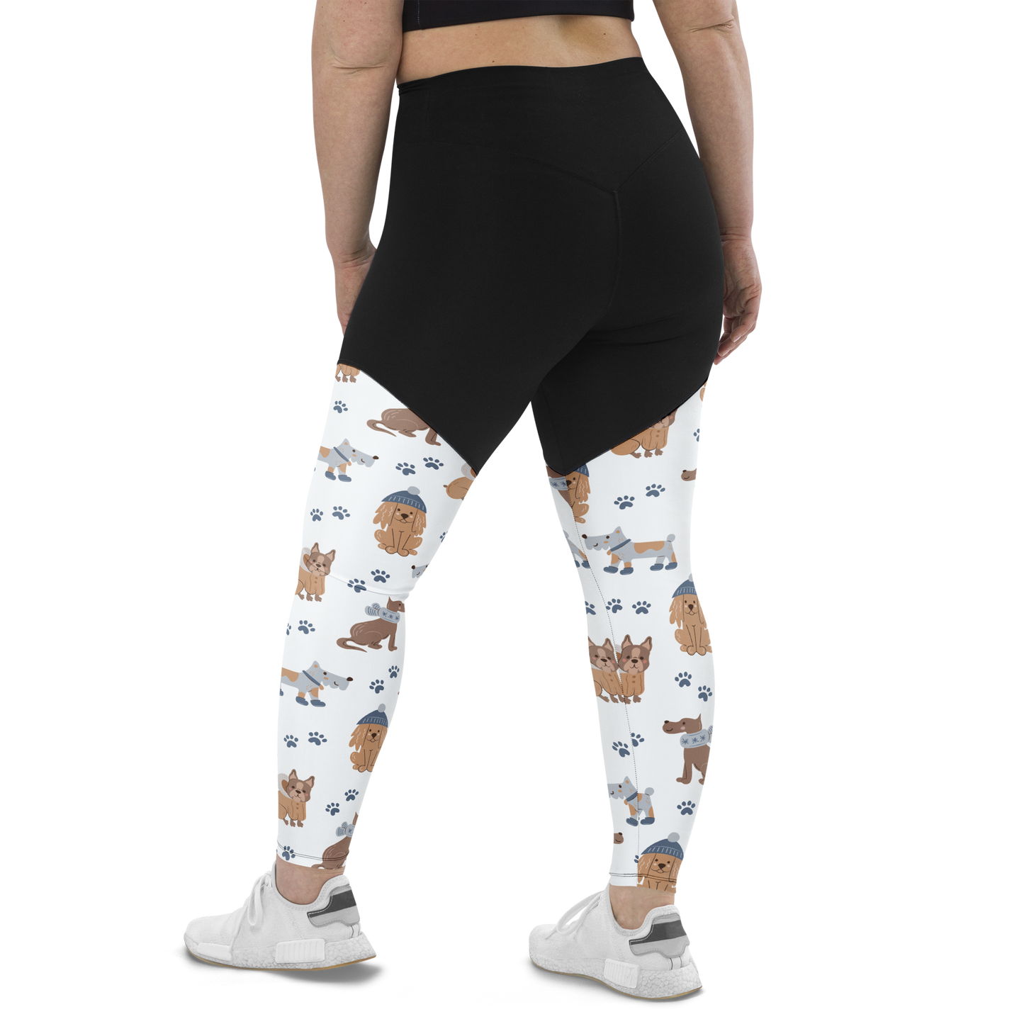 Cozy Dogs | Seamless Patterns | Sports Leggings - #7