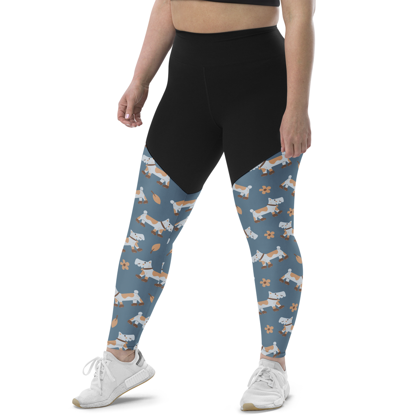 Cozy Dogs | Seamless Patterns | Sports Leggings - #2