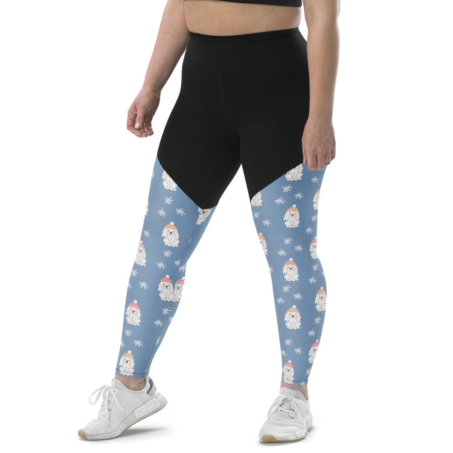 Cozy Dogs | Seamless Patterns | Sports Leggings - #3