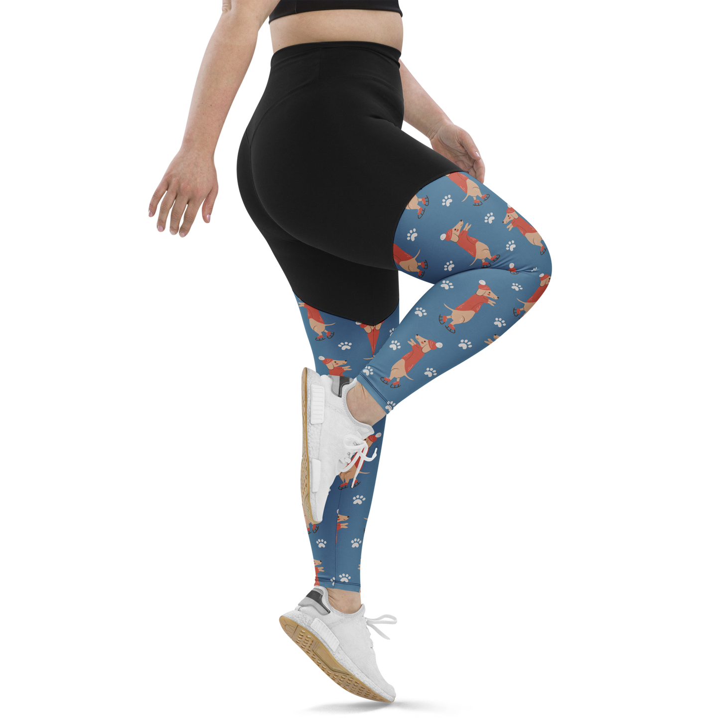 Cozy Dogs | Seamless Patterns | Sports Leggings - #6