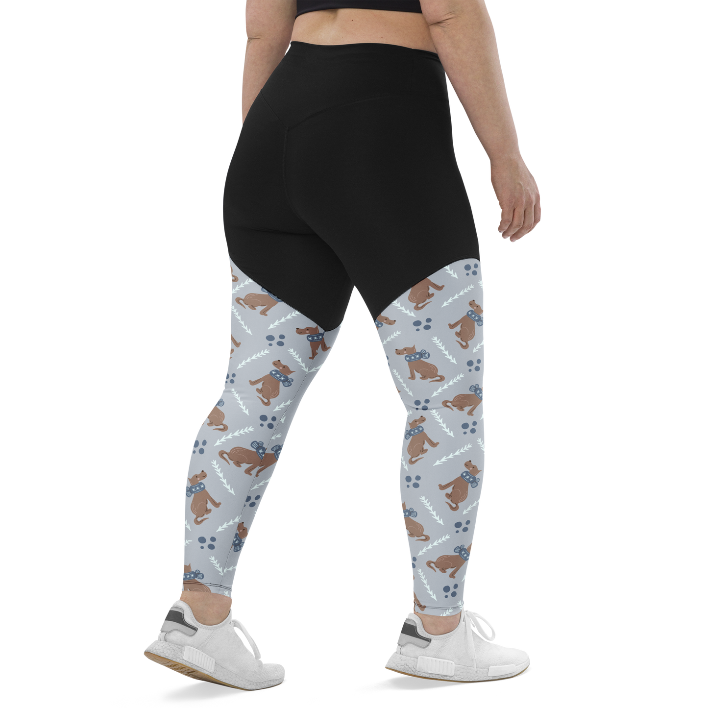 Cozy Dogs | Seamless Patterns | Sports Leggings - #4