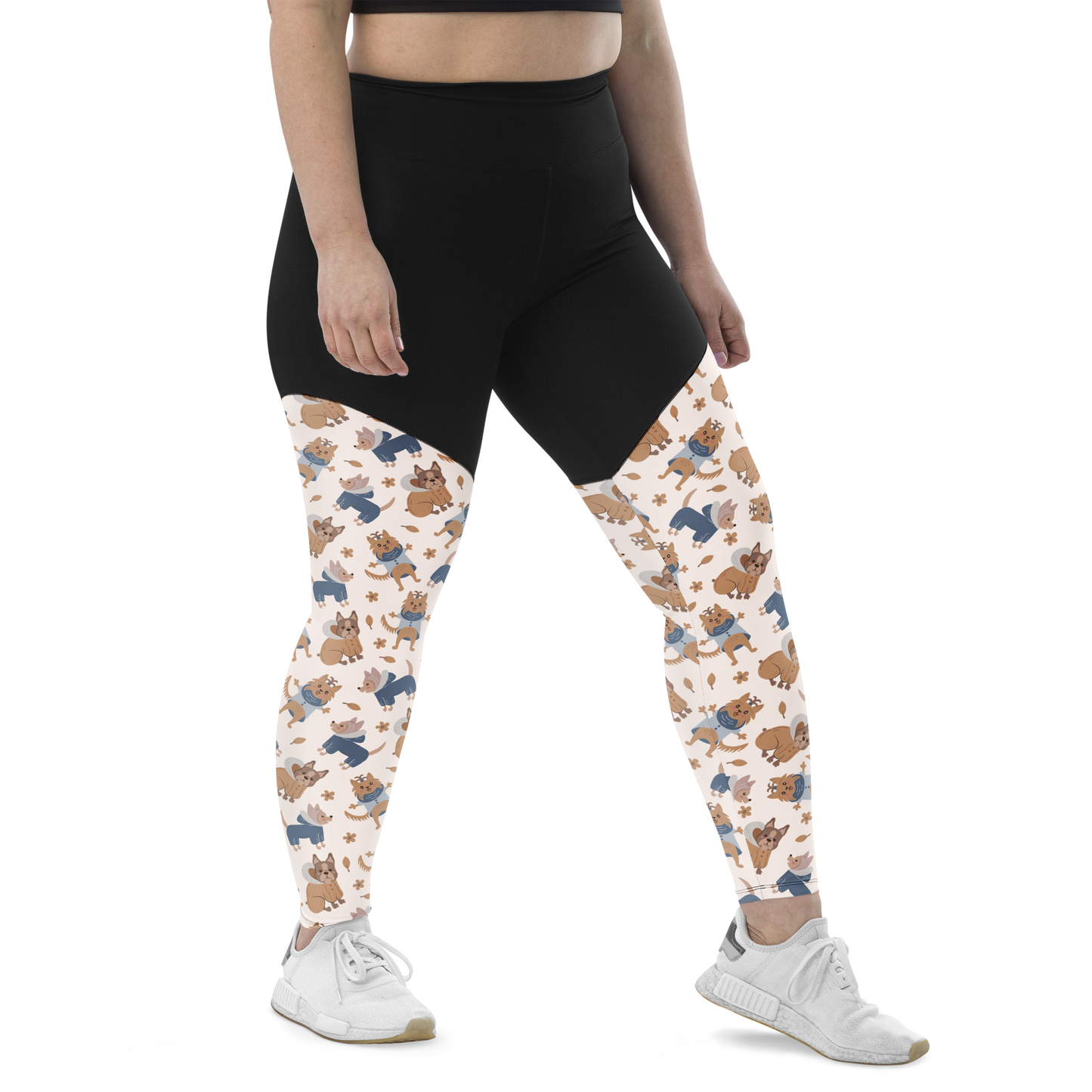 Cozy Dogs | Seamless Patterns | Sports Leggings - #8