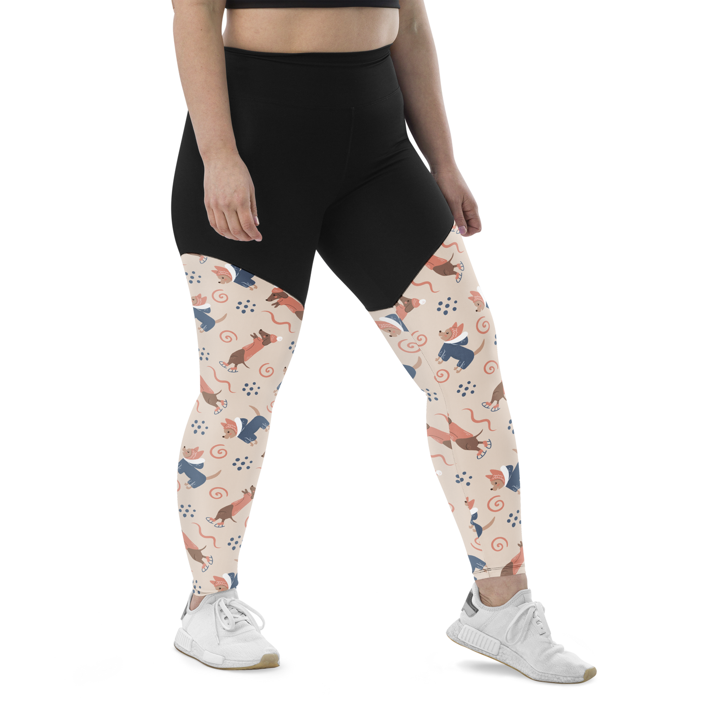 Cozy Dogs | Seamless Patterns | Sports Leggings - #12