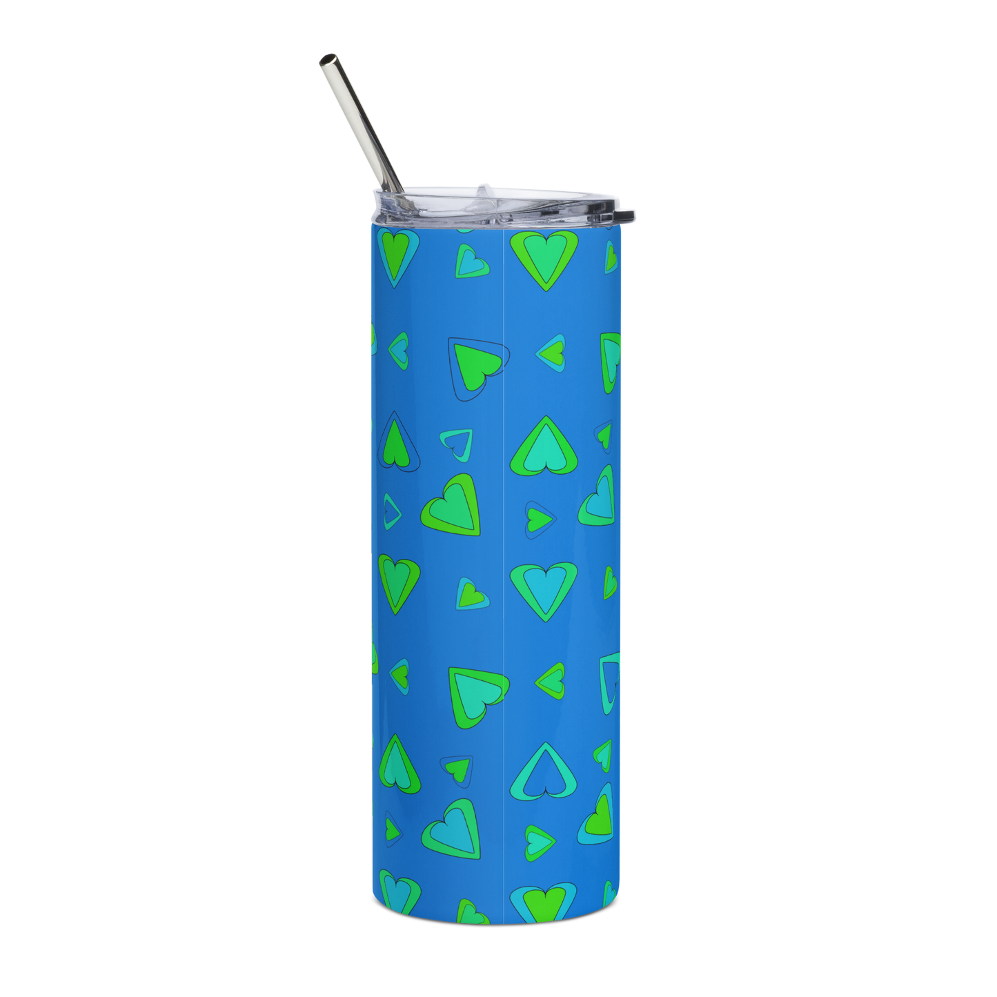 Rainbow Of Hearts | Batch 01 | Seamless Patterns | Stainless Steel Tumbler - #6