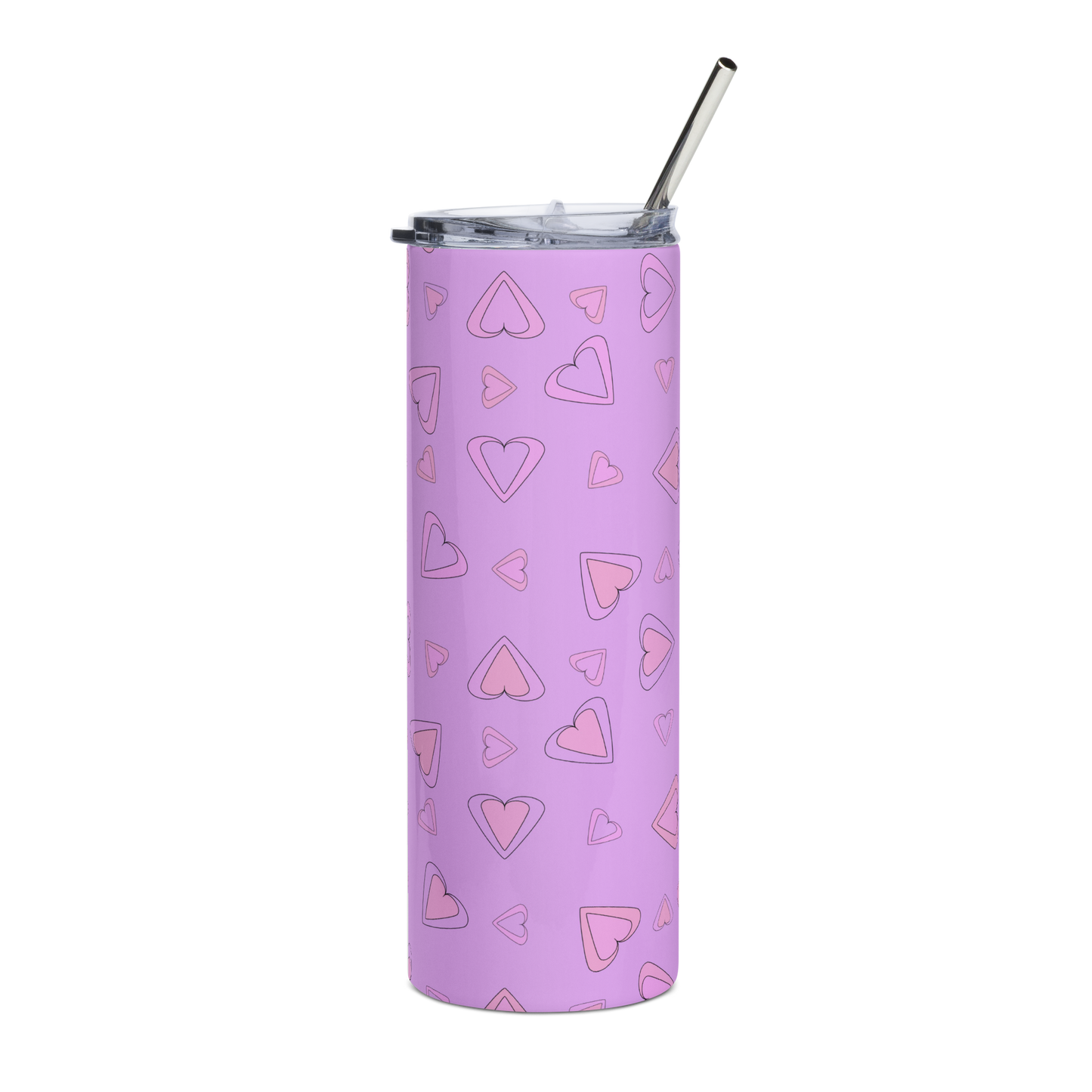 Rainbow Of Hearts | Batch 01 | Seamless Patterns | Stainless Steel Tumbler - #8