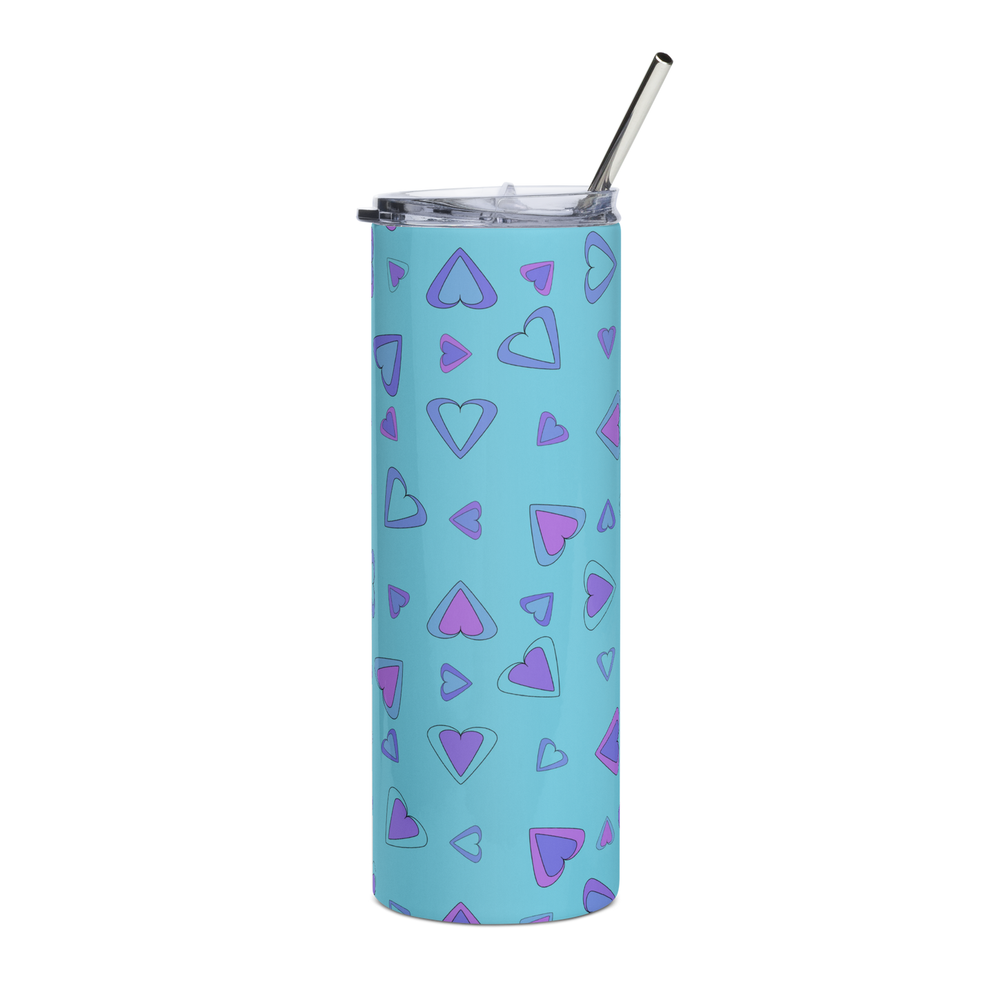 Rainbow Of Hearts | Batch 01 | Seamless Patterns | Stainless Steel Tumbler - #9