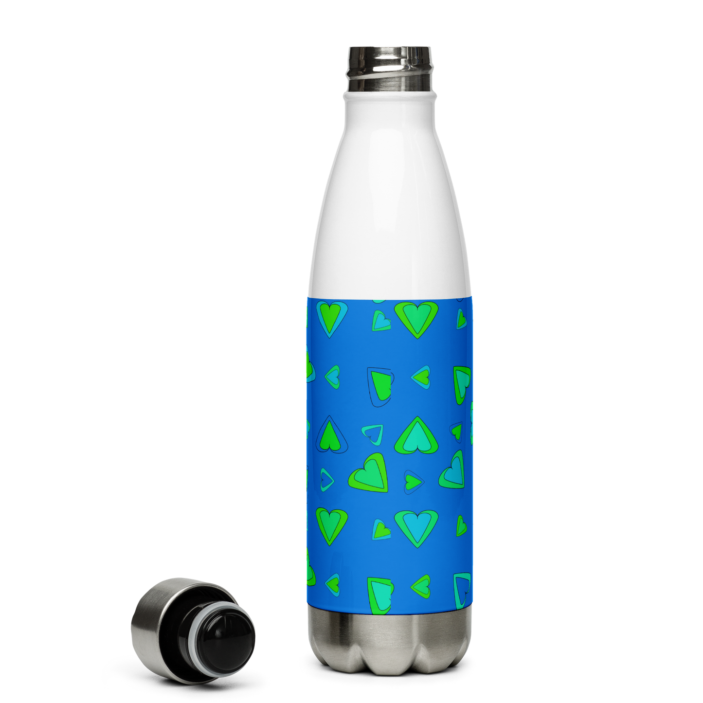 Rainbow Of Hearts | Batch 01 | Seamless Patterns | Stainless Steel Water Bottle - #6