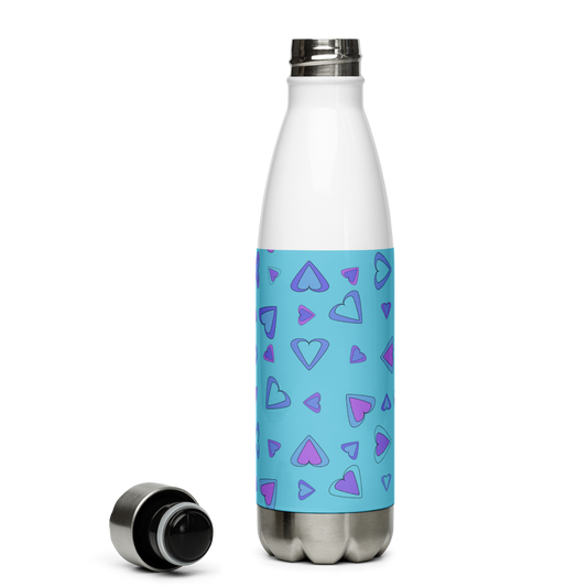 Rainbow Of Hearts | Batch 01 | Seamless Patterns | Stainless Steel Water Bottle - #9