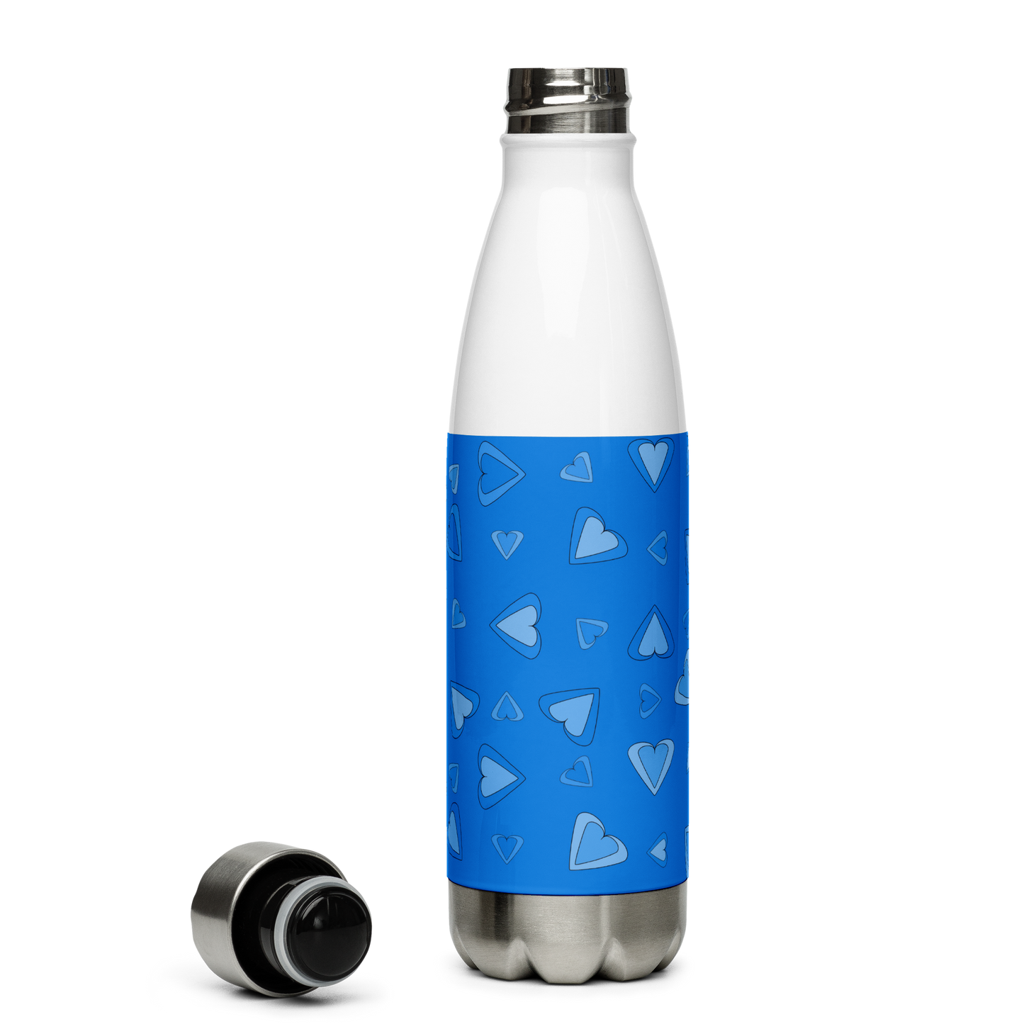 Rainbow Of Hearts | Batch 01 | Seamless Patterns | Stainless Steel Water Bottle - #2