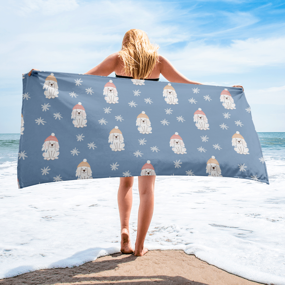 Cozy Dogs | Seamless Patterns | Sublimated Towel - #3