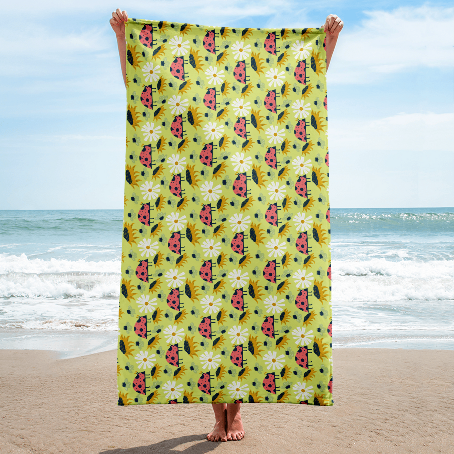 Scandinavian Spring Floral | Seamless Patterns | Sublimated Towel - #6