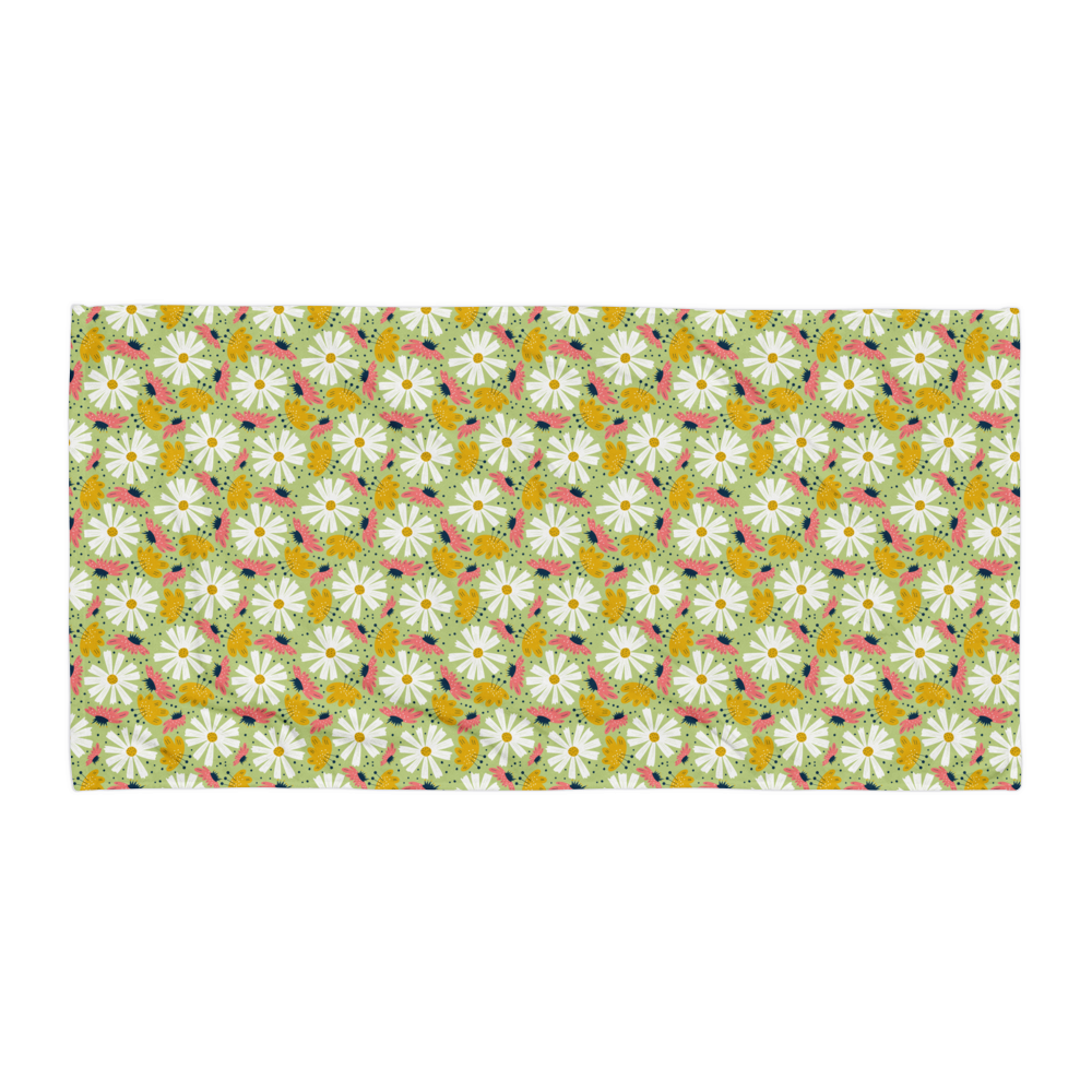 Scandinavian Spring Floral | Seamless Patterns | Sublimated Towel - #4