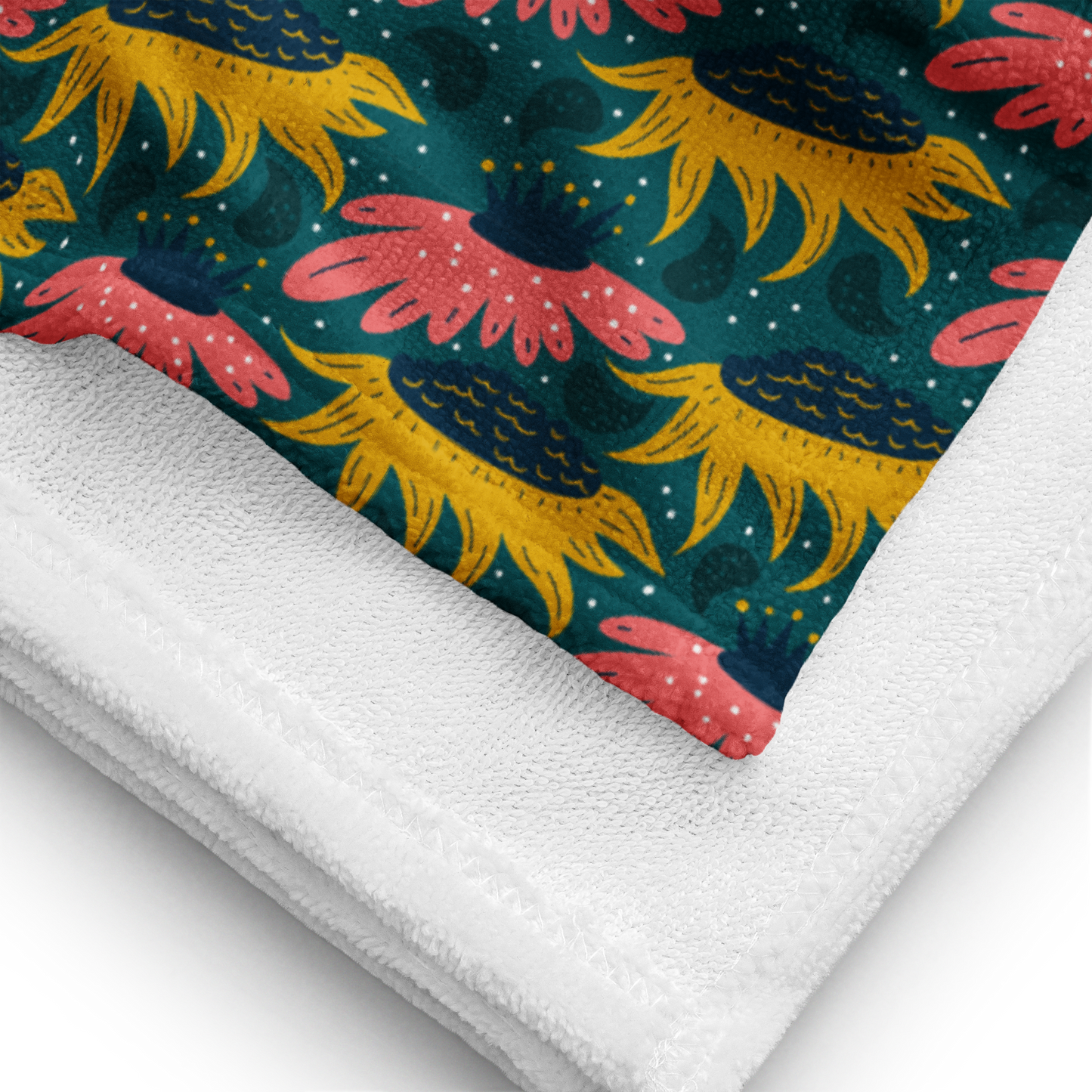 Scandinavian Spring Floral | Seamless Patterns | Sublimated Towel - #8