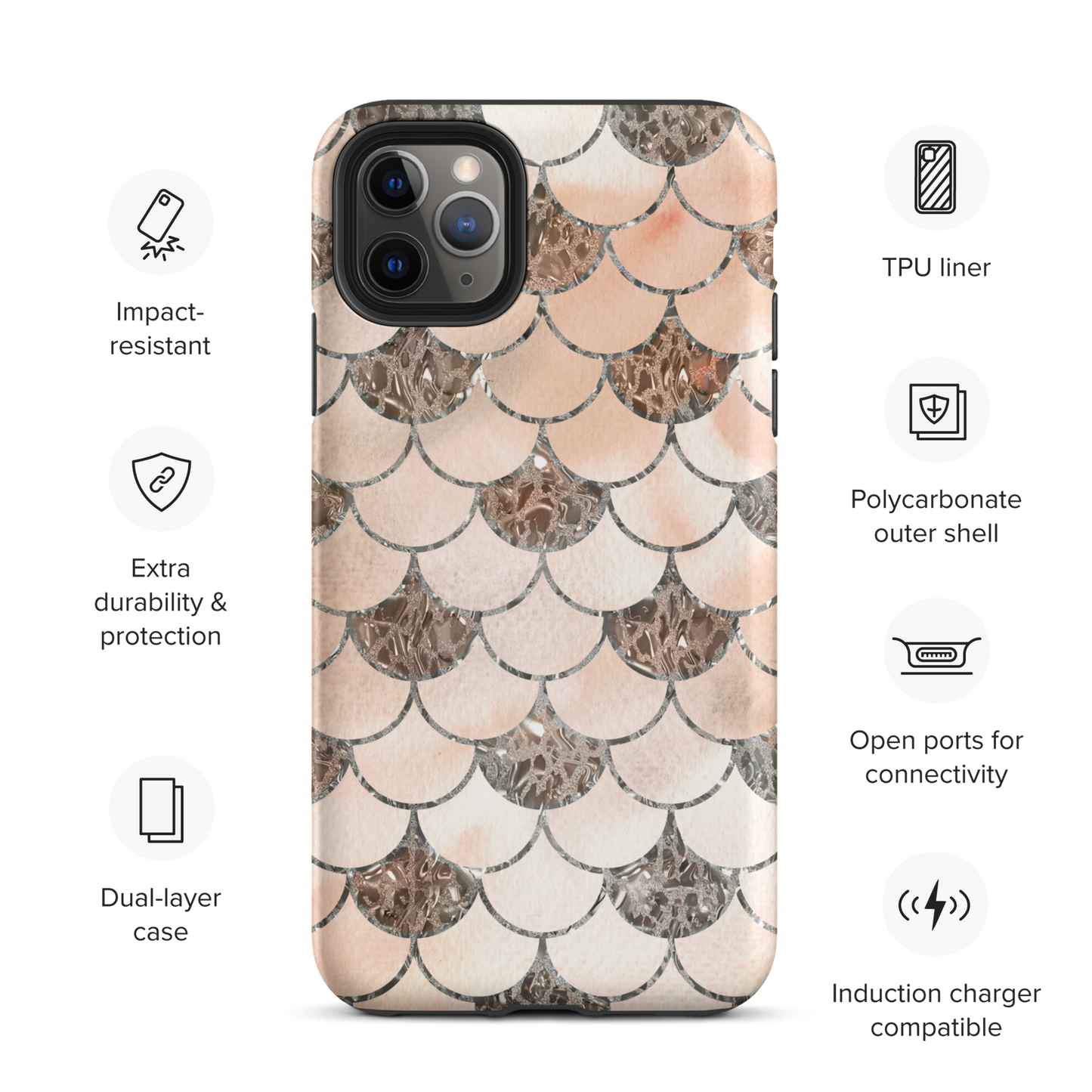 Mermaid Vintage | Vintage Theme | Tough iPhone Case - #4