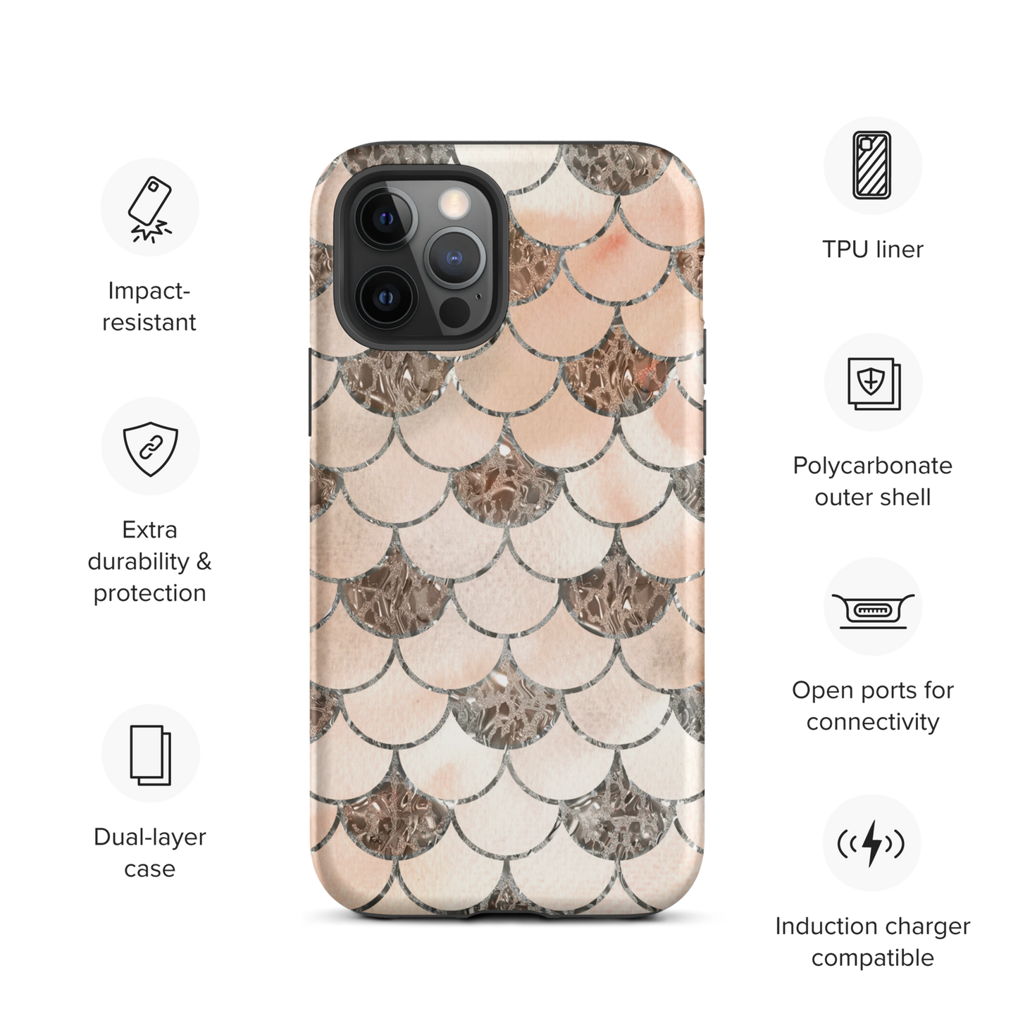 Mermaid Vintage | Vintage Theme | Tough iPhone Case - #4