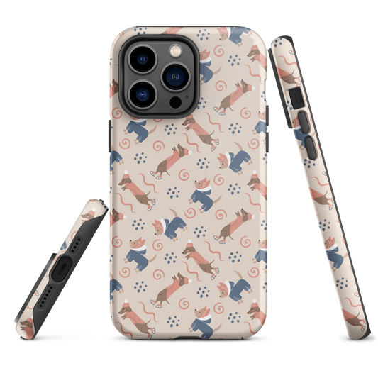 Cozy Dogs | Seamless Patterns | Tough iPhone Case - #12