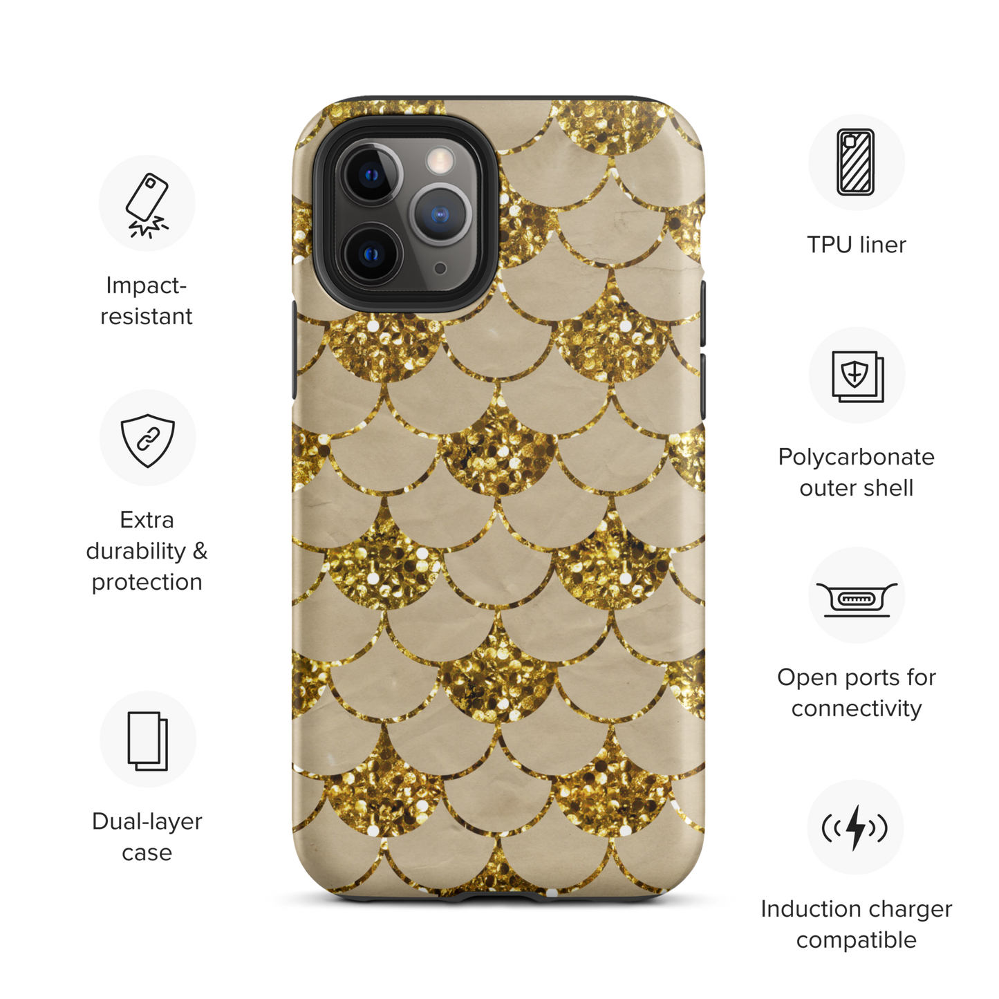 Mermaid Vintage | Vintage Theme | Tough iPhone Case - #8