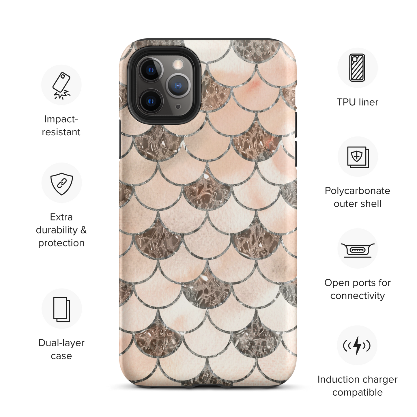 Mermaid Vintage | Vintage Theme | Tough iPhone Case - #4