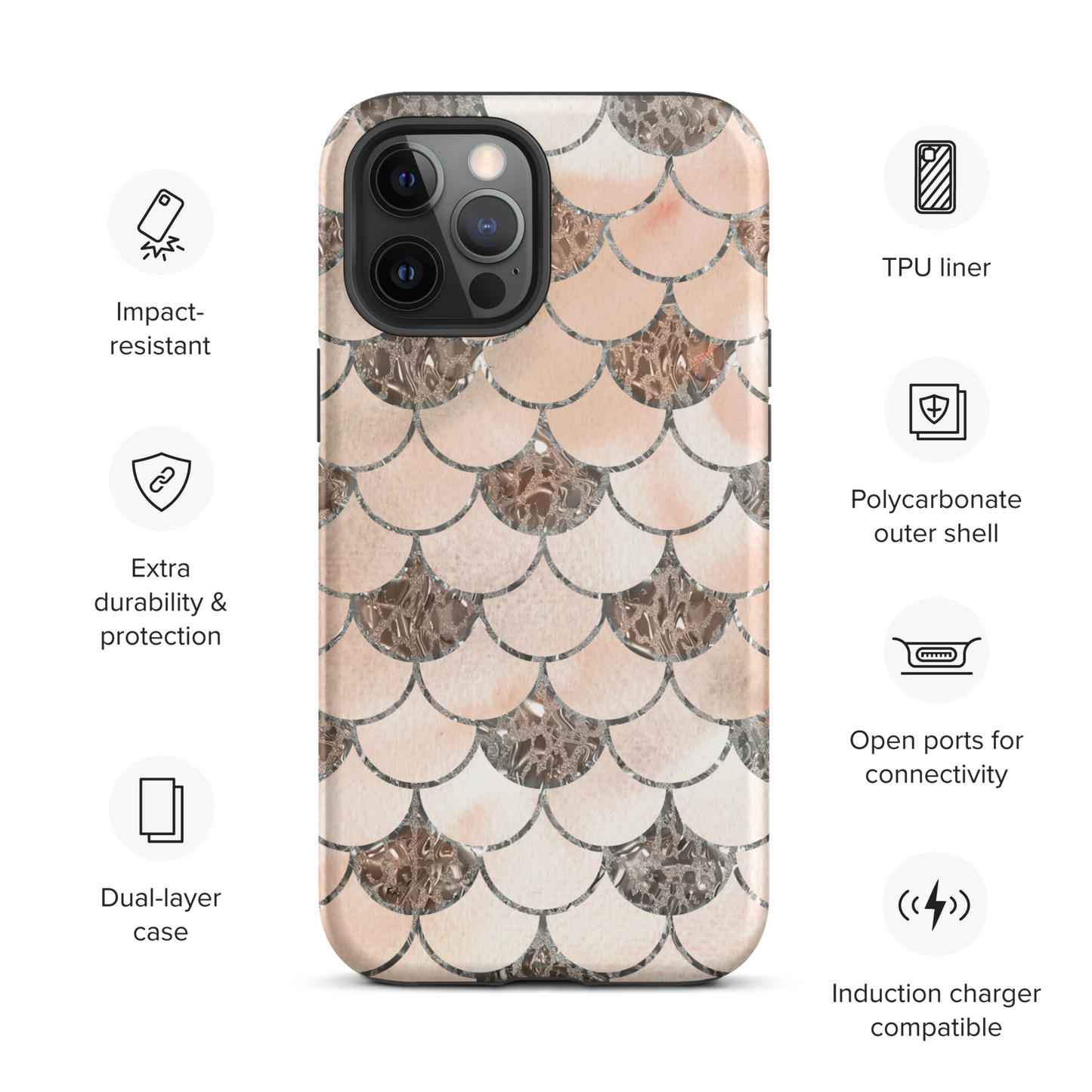 Mermaid Vintage | Vintage Theme | Tough iPhone Case - #4